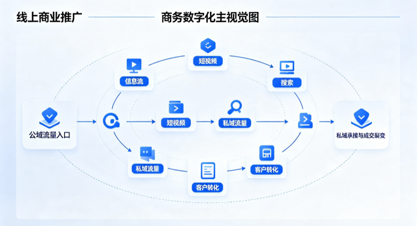 东平县线上商业推广怎么做？全域流量闭环搭建与低成本转化实战指南